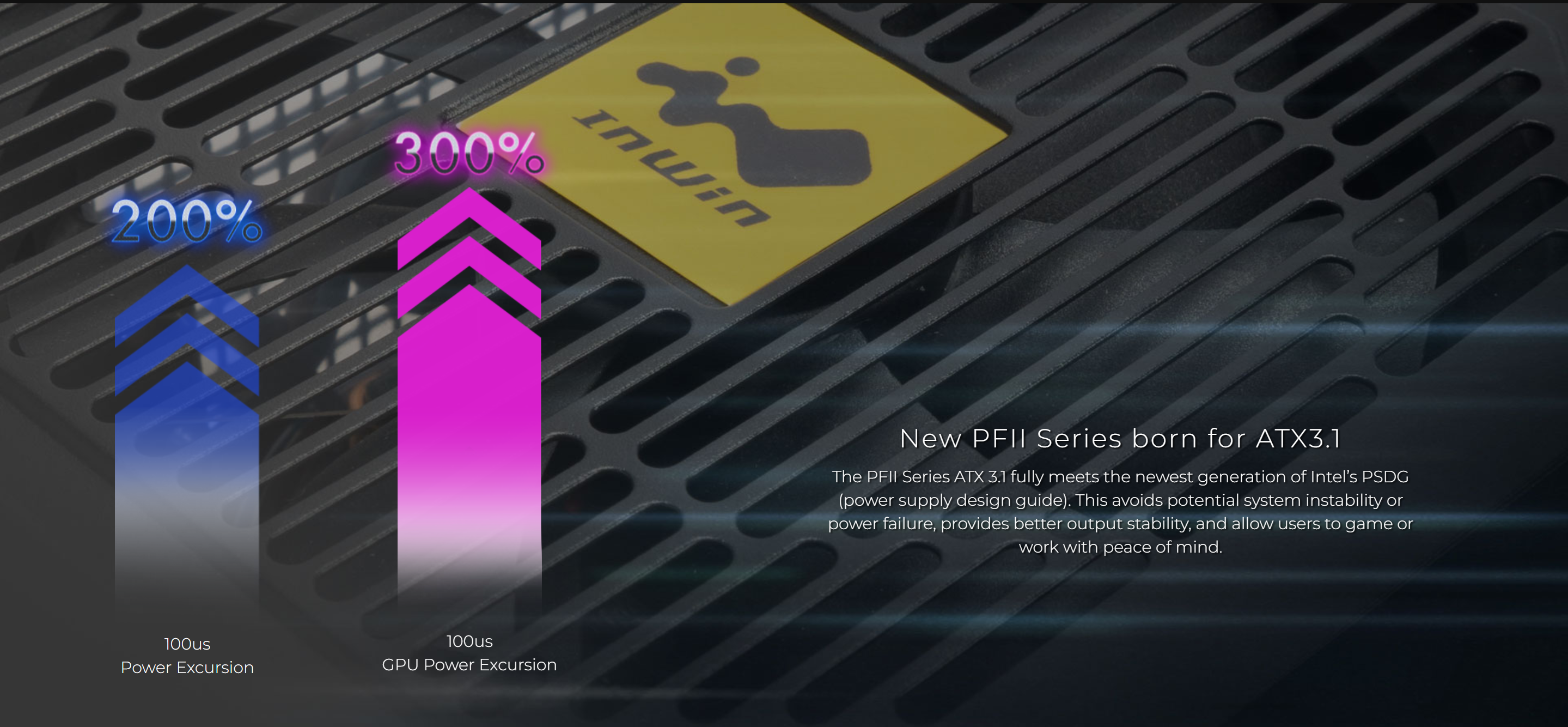 P85FII ATX 3.1｜In Win｜株式会社アユート PCパーツ・VR・オーディオ